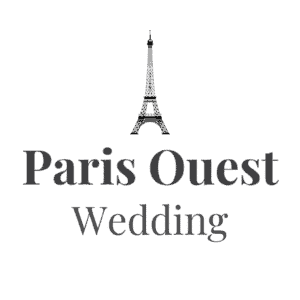 Paris Ouest Wedding - by Jérome Correia - Logo - Noir fond transparent